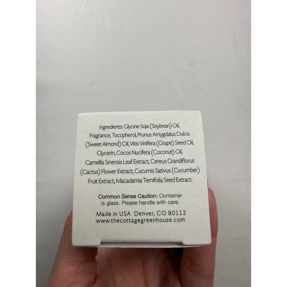 The Cottage Greenhouse Japanese Plum & White Tea Dry Body Oil 4oz Moisture Rich